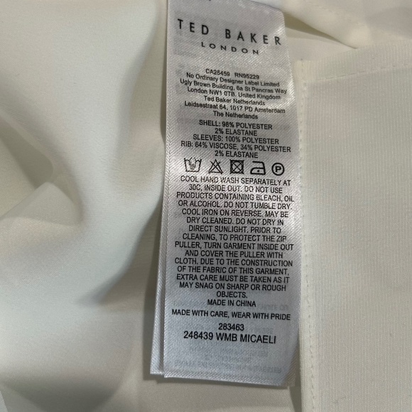 Ted Baker NWT Micaeli Organza Volume Sleeve Top Size 2 - Picture 11 of 12